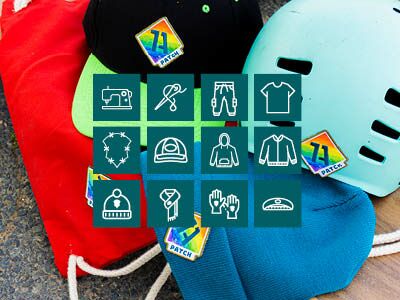 Patches Aufnäher auf Caps, Beanie, Helm, Taschen und T-Shirts Ihr 1A Aufnähservice